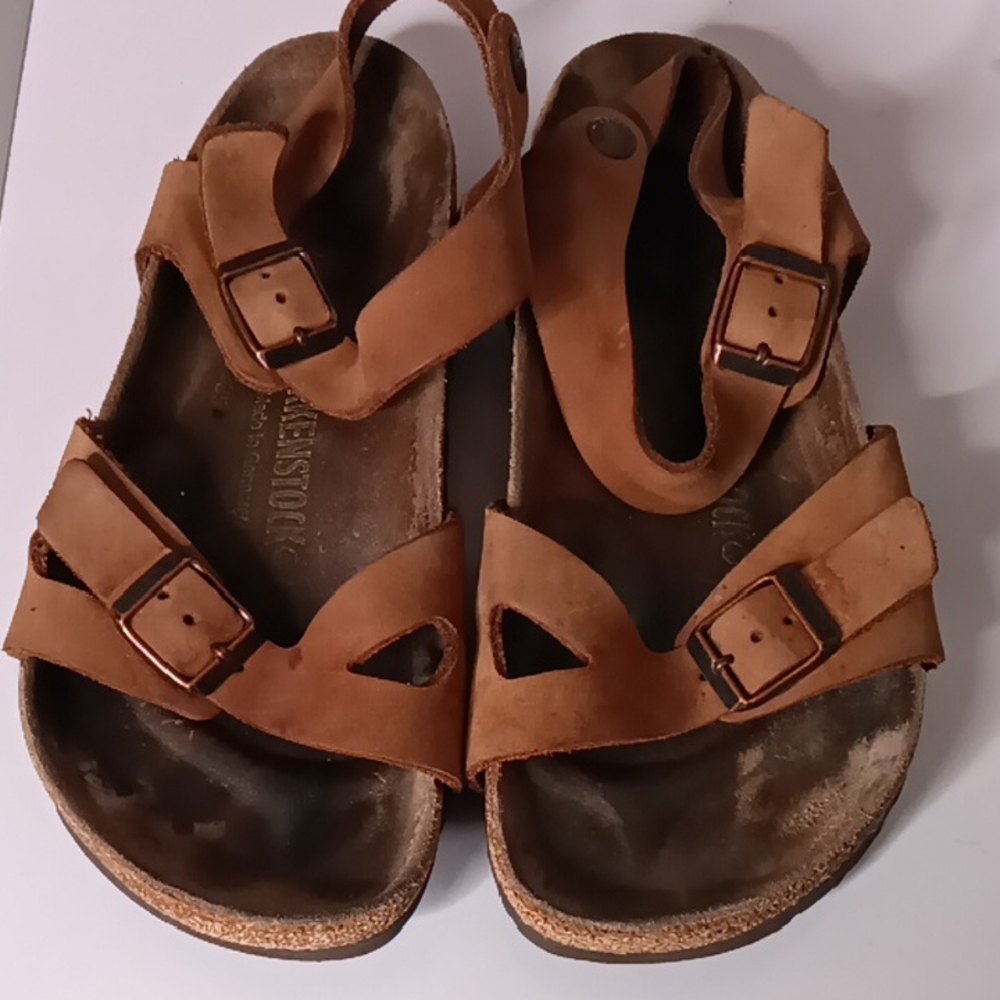 Birkenstock Tan Leather Sandals